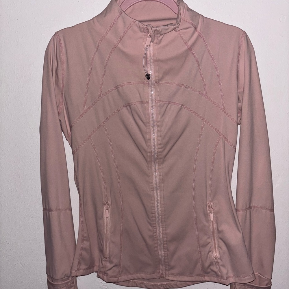 pink lululemon zip up